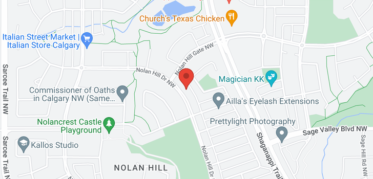 map of 302 Nolan Hill Drive NW